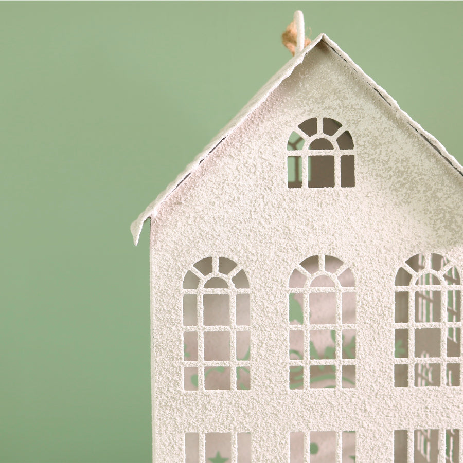 Festive Metal Hanging House Ornament No:2