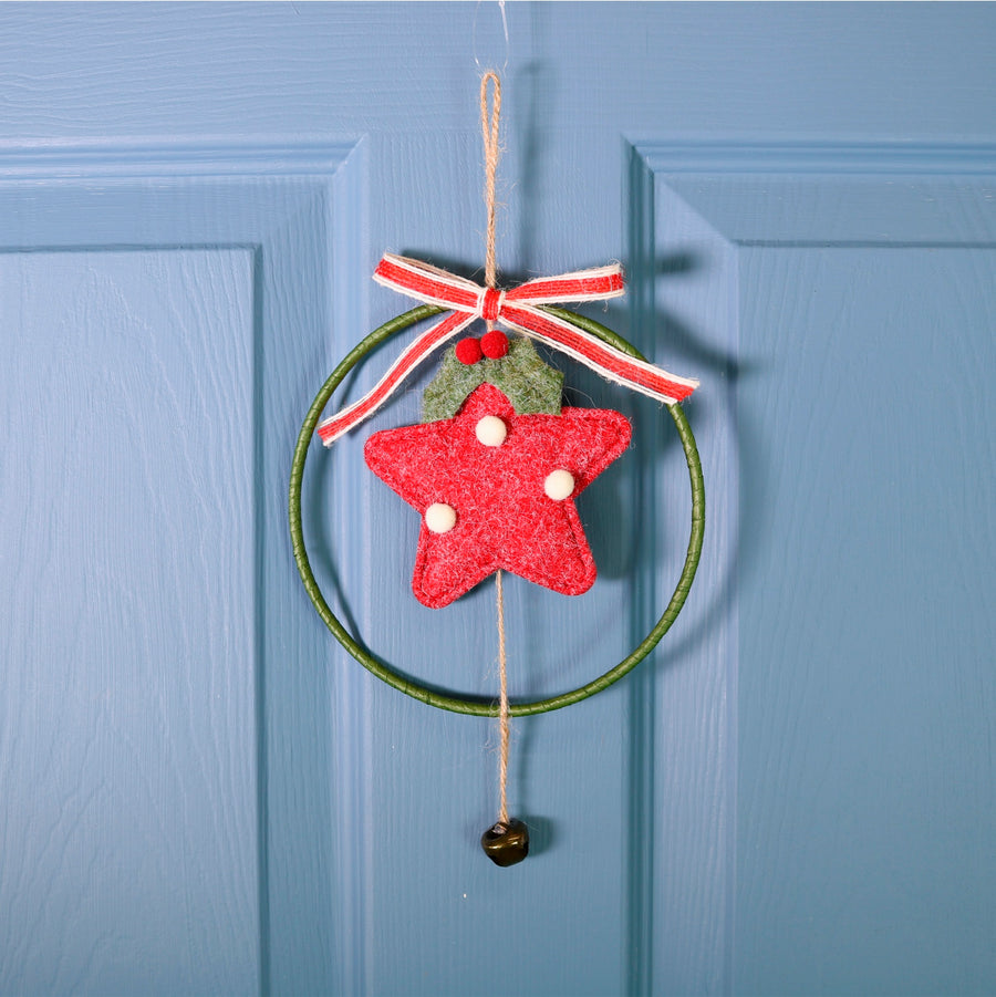 Festive Hanging Star Ring