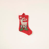 Festive Reindeer Stockings (Set Of 3)