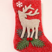 Festive Reindeer Stockings (Set Of 3)