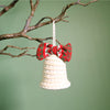 Festive Two Tone Woven Hanging Bell