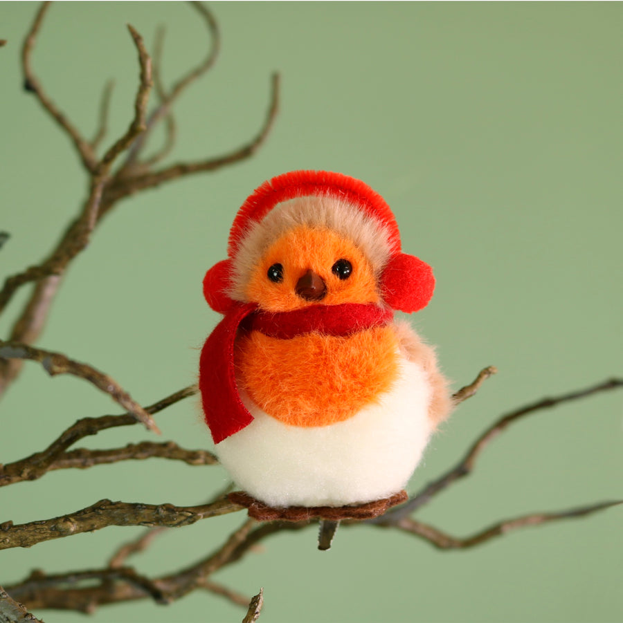 Festive Robins On Clip (2 Designs - Rodney & Rudie)
