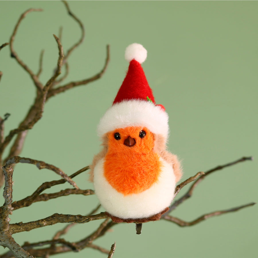 Festive Robins On Clip (2 Designs - Rodney & Rudie)