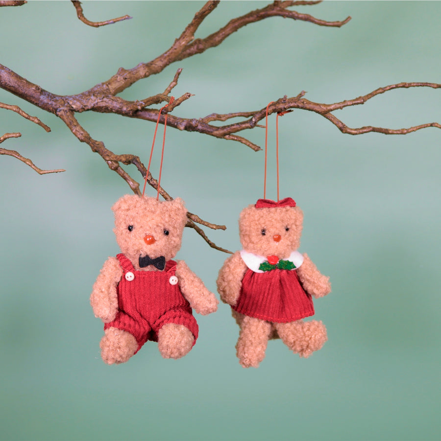 Festive Hanging Bears No2. (2 Designs - Berry & Buttons Bears)