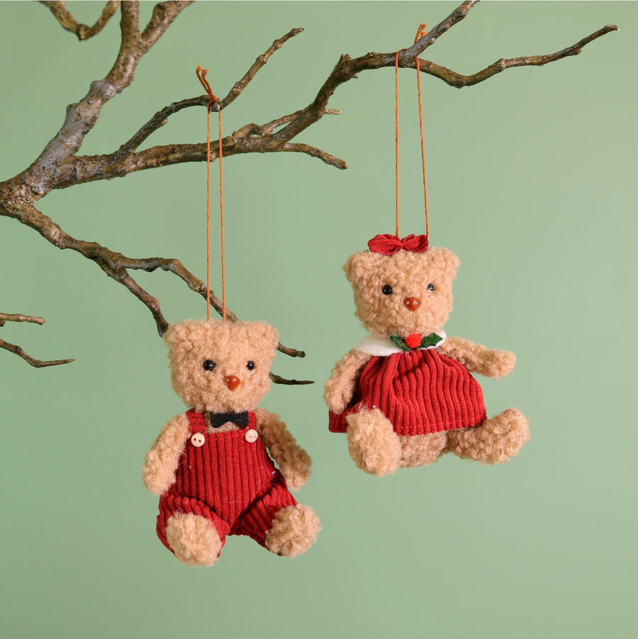 Festive Hanging Bears No2. (2 Designs - Berry & Buttons Bears)