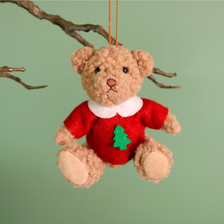 Festive Hanging Bears No3. (2 Designs - (Bill & Basil Bears)