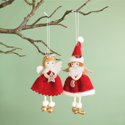 Festive Hanging Fairy No7. (2 Designs - Lulu & Maple)