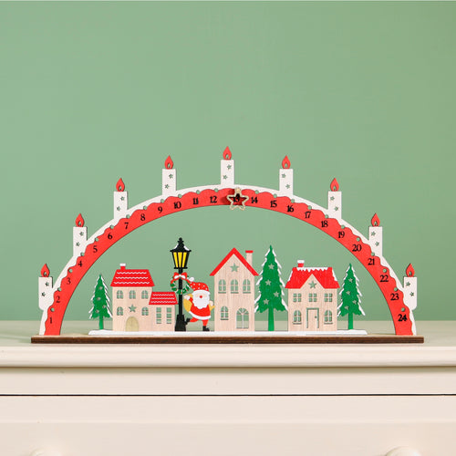 Festive Wooden Countdown Christmas No:02