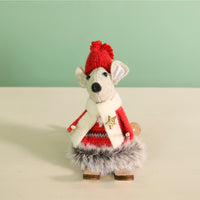 Festive Majorie Mouse Skiing