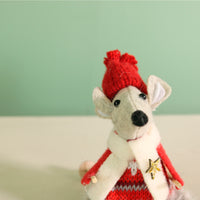 Festive Majorie Mouse Skiing