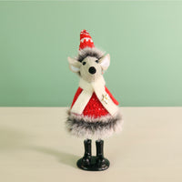Festive Mildred Mouse With Boots