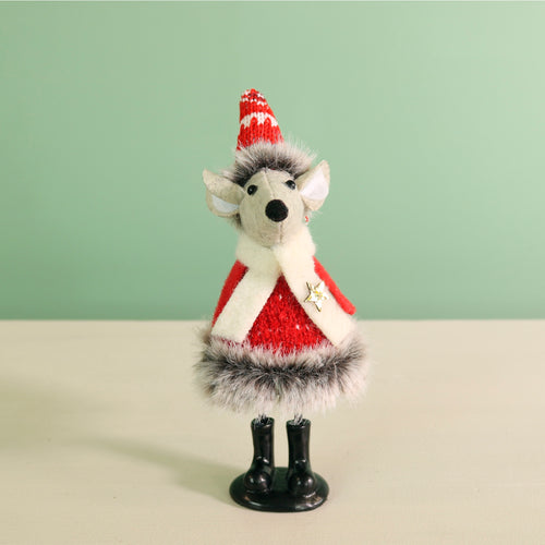 Festive Mildred Mouse With Boots