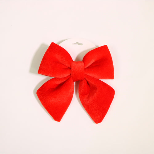 Velvet Hanging Bow Small