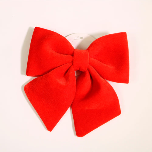 Velvet Hanging Bow Medium