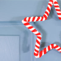 Striped Hanging Star (15cm)