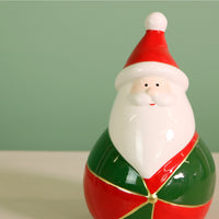 Ceramic Twinklebeard Santa Ornament