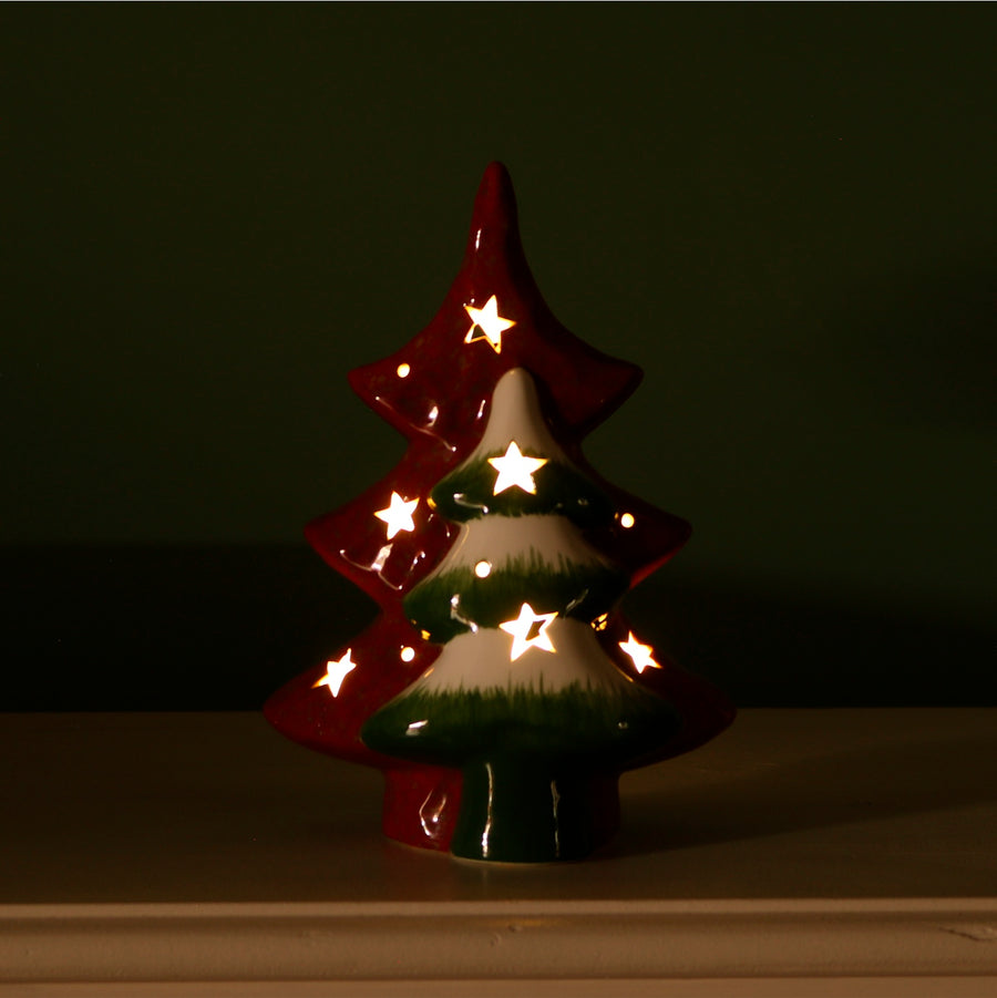 Ceramic Fairytale Light Up Tree Ornament