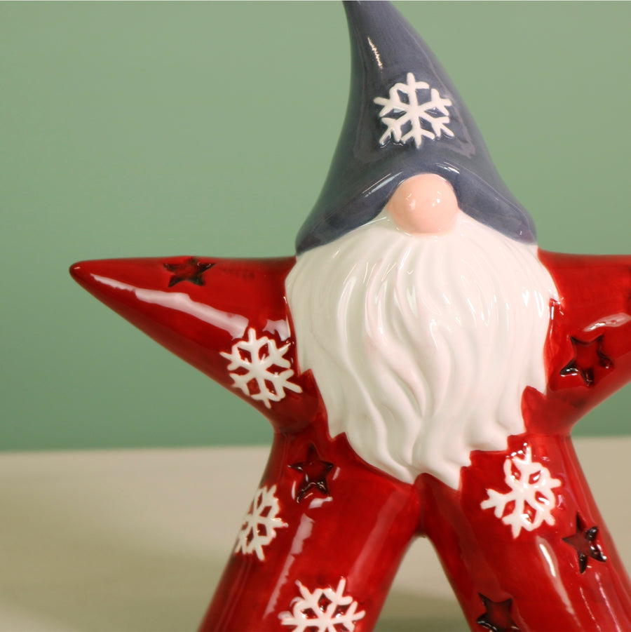 Ceramic Stardust The Gnome Ornament