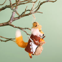 Autumn Hanging Beryl Felt Fox