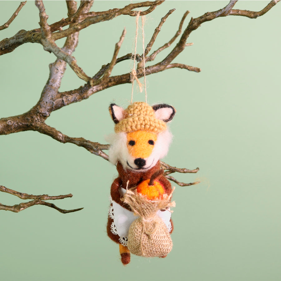 Autumn Hanging Beryl Felt Fox