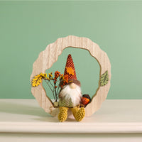 Autumn Wooden Reginald The Gonk Ornament