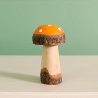 Autumn Carved Toadstool Ornament