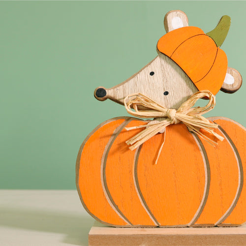 Autumn Wooden Gourd-Geous Ornament