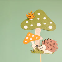 Autumn Hedgley The Hedgehog Wooden Pic