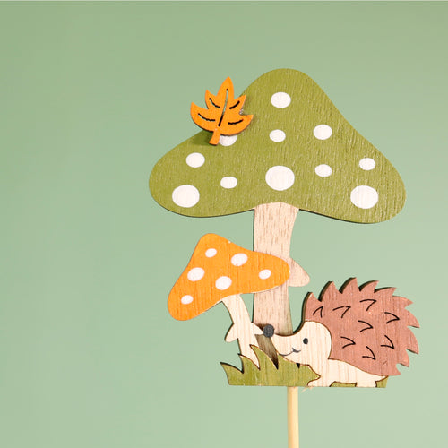Autumn Hedgley The Hedgehog Wooden Pic