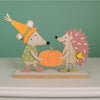 Autumn Wooden Hedgley & Gouda Ornament