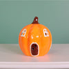 Ceramic Pumpkin Patch Light Up Cottage