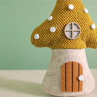 Autumn Wool & Felt Toadstool House
