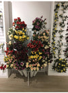 Metal Tall Flower Stand (22 Buckets)