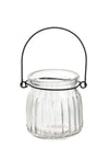 Mini Ribbed Jar 8cm