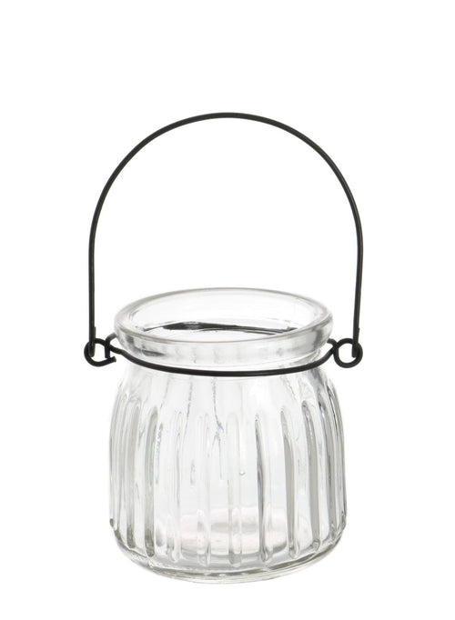 Mini Ribbed Jar 8cm