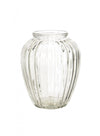 Round Ribbed Vase (Height 13cm)