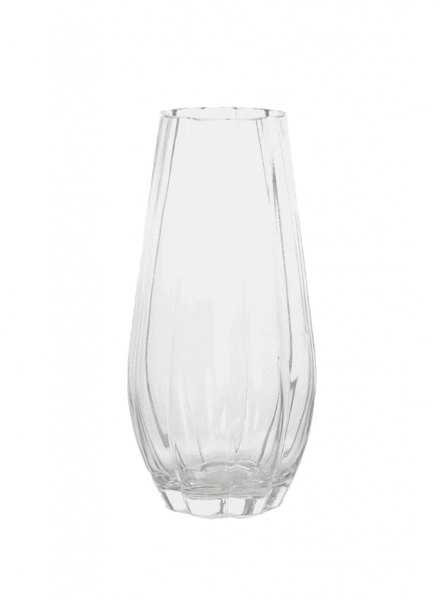 Ribbed Barrel Vase (25cm)