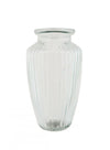 Ribbed Urn Vase (Height 20cm)
