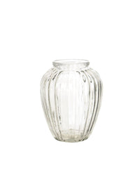 Round Ribbed Vase (11cm)