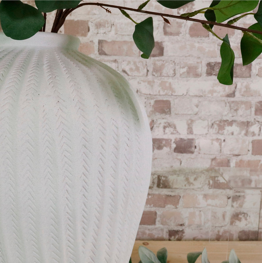 Clay Crafted Vase No:01