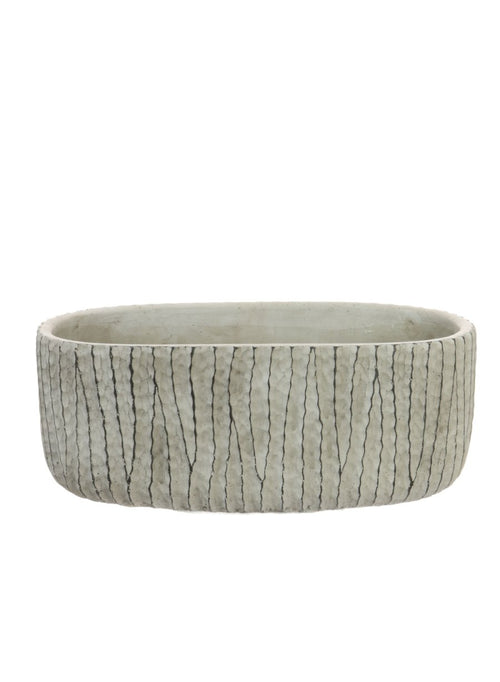 Lined Clay Pot (Height 9.5cm)