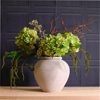 Forged Stonecast Vase No.01 Light Grey