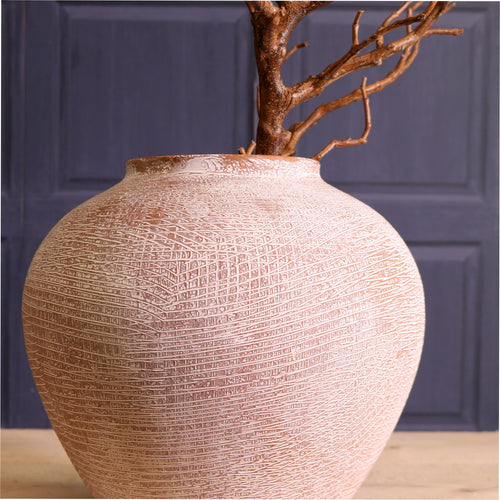 Forged Stone Effect Vase No.08