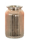 Metallic Rib Jar (18.5cm)