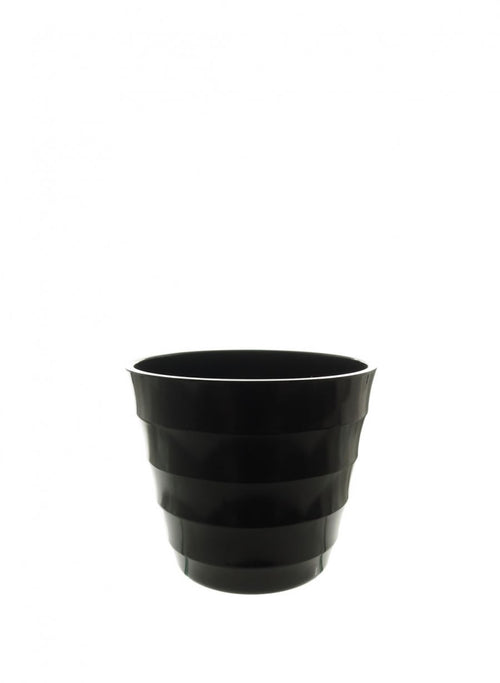Ribbed Plastic Pots (Height 8.5cm)