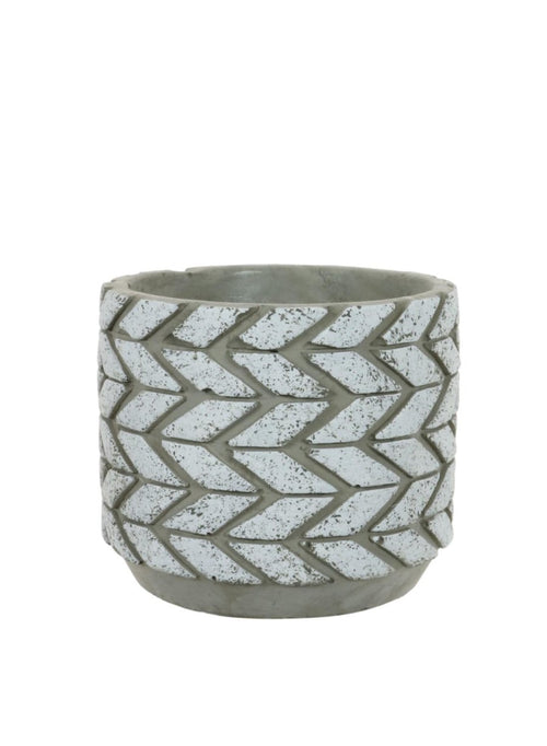 Zigzag Clay Pot (Heights 7cm)