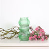 Ribbed Glass Vase (19.5cm)
