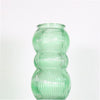 Ribbed Glass Vase (19.5cm)