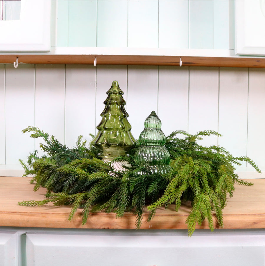Glass Light Up Domed Christmas Tree