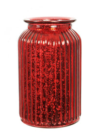 Metallic Rib Jar (18.5cm)